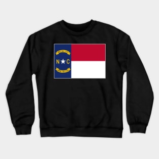 Flag - North Carolina  wo Txt Crewneck Sweatshirt